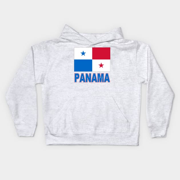 The Pride of Panama - Panamanian Flag Design Kids Hoodie by Naves